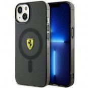 Ferrari iPhone 14 Plus Mobilskal Magsafe Translucent - Svart