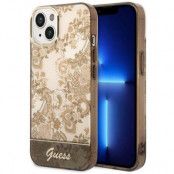 GUESS iPhone 14 Plus Skal Porcelain Collection - Ocher