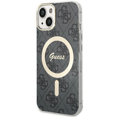 Guess Mobilskal till iPhone 15/14 Plus Magsafe - Svart