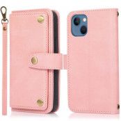 iPhone 14 Plus Plånboksfodral Flip - Rosa