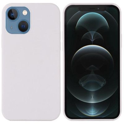 iPhone 14 Plus Skal Magsafe Silicone Ultra Slim - Vit