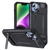 Mobilskal till iPhone 14 Plus Kickstand Shockproof - Svart