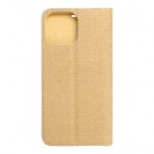 Forcell iPhone 14 Plus Plånboksfodral Luna Gold Guld