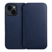 iPhone 14 Plus Plånboksfodral Dual Pocket - Blå