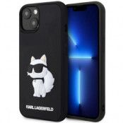 Karl Lagerfeld iPhone 14 Plus Mobilskal Rubber Choupette 3D