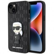 Karl Lagerfeld iPhone 14 Plus Mobilskal Saffiano Ikonik