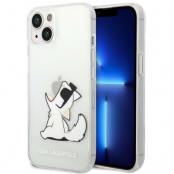 Karl Lagerfeld iPhone 14 Plus Skal Choupette Fun - Transparent