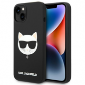 Karl Lagerfeld iPhone 14 Plus Skal Magsafe Silicone - Svart