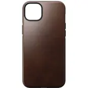 Trasig förpackning: Nomad Modern Leather Case (iPhone 14 Plus) - Mörkbrun