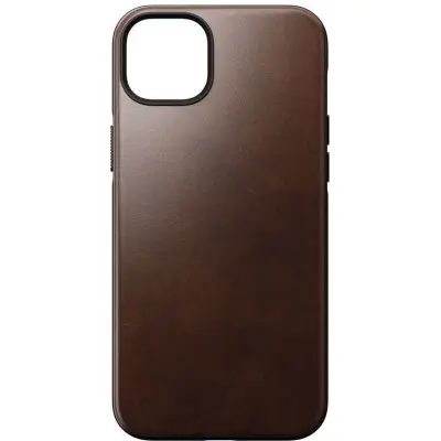 Trasig förpackning: Nomad Modern Leather Case (iPhone 14 Plus) - Mörkbrun