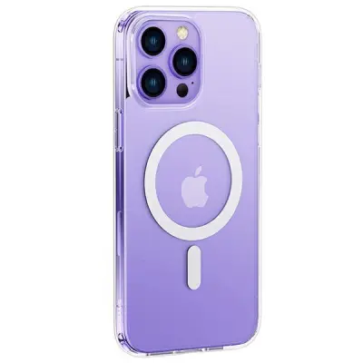 USAMS Mobilskal till iPhone 14 Plus/15 Plus MagSafe Ice Magnet - Transparent