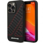 AMG iPhone 14 Pro Max Mobilskal Magsafe Checkered Flag Pattern
