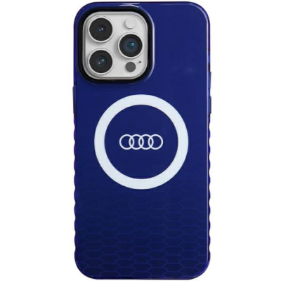 Audi Mobilskal till iPhone 14 Pro Max Magsafe IML Big Logo - Blå