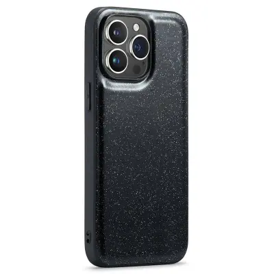 DG.MING iPhone 14 Pro Max Mobilskal Glitter Mobilskal Svart