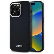 DKNY iPhone 14 Pro Max Mobilskal MagSafe Plain Logo - Svart