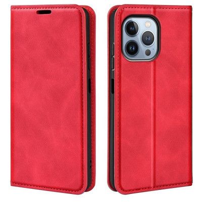 Folio iPhone 14 Pro Max Plånboksfodral - Röd