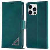 FORWENW F3-Series iPhone 14 Pro Max Plånboksfodral Konstläder - Cyan