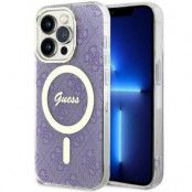 Guess iPhone 14 Pro Max Mobilskal MagSafe - Lila