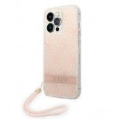 GUESS iPhone 14 Pro Max Skal 4G Print Strap - Lila