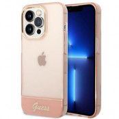 GUESS iPhone 14 Pro Max Skal Translucent - Rosa