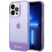 GUESS iPhone 14 Pro Max Skal Translucent - Lila