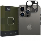 HOFI iPhone 14 Pro /Pro Max Kameralinsskydd i Härdat Glas AluCam Pro+ - Svart