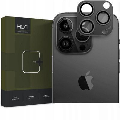 Hofi iPhone 14 Pro/14 Pro Max Kameralinsskydd i Härdat Glas Fullcam Pro+ - Svart