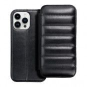 iPhone 12 Fodral Puffer Book - Svart