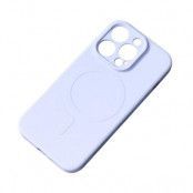 iPhone 14 Mobilskal MagSafe Silikon - Ljusblå