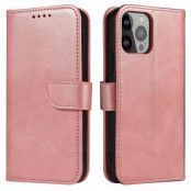 iPhone 14 Plus Plånboksfodral Elegant Magnet - Rosa