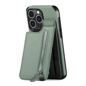 iPhone 14 Pro Max Mobilskal Korthållare - Grön