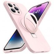 iPhone 14 Pro Max Mobilskal Magsafe Liquid Silikon - Rosa