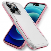 iPhone 14 Pro Max Mobilskal Protective - Vit/Rosa
