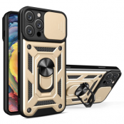 iPhone 14 Pro Max Mobilskal Ringhållare med Kameraskydd