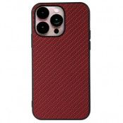 iPhone 14 Pro Max Skal Carbon Fiber - Röd