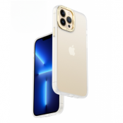 iPhone 14 Pro Max Skal Kameraram i Aluminiumlegering - Vit Guld