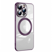 iPhone 14 Pro Max Skal Magsafe Electroplating Magnetic - Lila