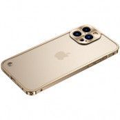 iPhone 14 Pro Max Skal Metall Slim - Guld