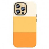 iPhone 14 Skal Color Splicing - Orange