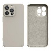 iPhone 14 Skal Silicone - Beige