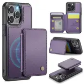 JEEHOOD J05 Mobilskal till iPhone 14 Pro Max Läder MobilLila