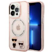Karl Lagerfeld iPhone 14 Pro Max Magsafe Skal Karl&Choupette Aluminium