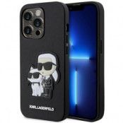 Karl Lagerfeld iPhone 14 Pro Max Mobilskal Saffiano Karl & Choupette