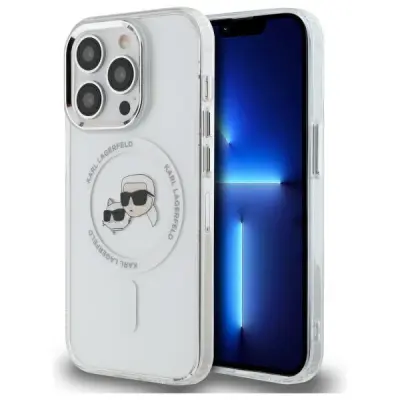 Karl Lagerfeld iPhone 14 Pro Max Skal MagSafe IML Choupette Head