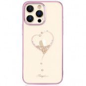 Kingxbar iPhone 14 Skal Wish - Rosa Crystals