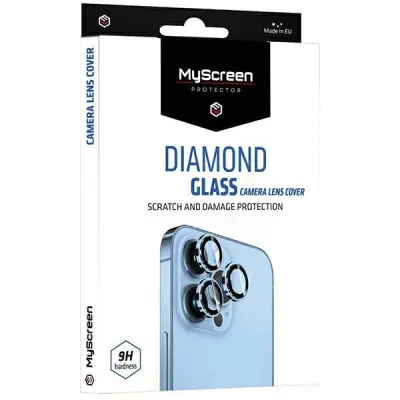 MS iPhone 14 Pro/14 Pro Max Kameralinsskydd Härdat Glas Diamond - Lila