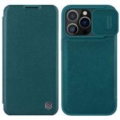 Nillkin iPhone 14 Plånboksfodral Qin Pro - Grön