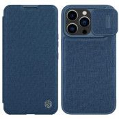 Nillkin iPhone 14 Plus Plånboksfodral Qin Pro - Blå