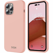 SiGN iPhone 14 Pro Max Skal Liquid Silicone - Sand Rosa