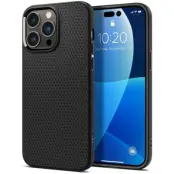 Spigen Liquid Air (iPhone 14 Pro Max) - Svart